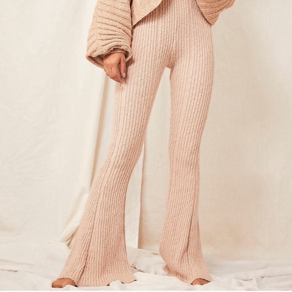 Free People All About It Knit Flare Pant